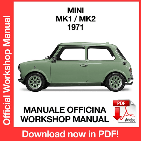 Mini Cooper MK1 MK2 (1971) (EN) Workshop Repair Manual Download PDF