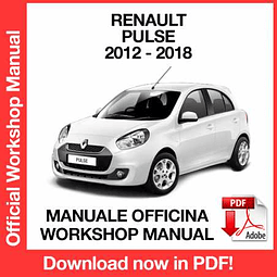 Renault Pulse (2012, 2013, 2014, 2015, 2016, 2017, 2018) (EN) Workshop Repair Manual Download PDF