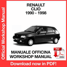 Renault Clio (1990, 1991, 1992, 1993) (EN) Workshop Repair Manual Download PDF