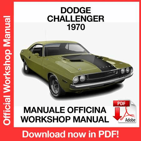 Dodge Challenger (1970) (EN) Workshop Repair Manual Download PDF