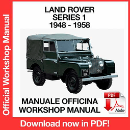 Land Rover Series 1 (1948, 1949, 1950, 1951, 1952, 1953, 1954, 1955, 1956, 1957, 1958) (EN) Workshop Repair Manual Download PDF