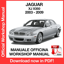 Jaguar XJ X350 (2003, 2004, 2005, 2006, 2007, 2008, 2009) (EN) Workshop Repair Manual Download PDF