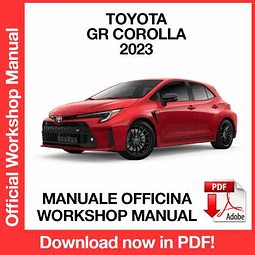 Toyota GR Corolla (2023) (EN) Workshop Repair Manual Download PDF