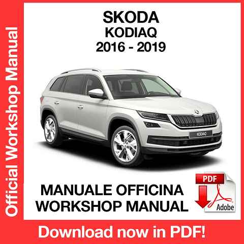 Skoda KODIAQ (2016, 2017, 2018, 2019) (EN) Workshop Repair Manual Download PDF