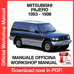 Mitsubishi Pajero (1993, 1994, 1995, 1996) (EN) Workshop Repair Manual Download PDF