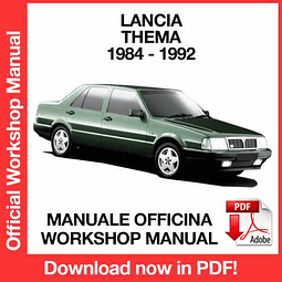 Lancia Thema (1984, 1985, 1986, 1987, 1988) (EN) Workshop Repair Manual Download PDF