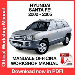 Hyundai Santa Fe (2000, 2001, 2002, 2003, 2004, 2005) (EN) Workshop Repair Manual Download PDF