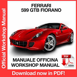 Ferrari 599 GTB Fiorano (EN) Workshop Repair Manual Download PDF