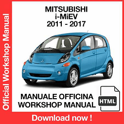 Mitsubishi i-MiEV (2011, 2012, 2013, 2014, 2015, 2016, 2017) (EN) Workshop Repair Manual Download PDF
