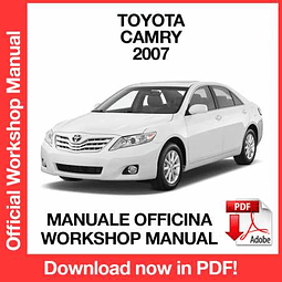 Toyota Camry (2007) (EN) Workshop Repair Manual Download PDF