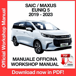 Saic Maxus Euniq 5 (2019, 2020, 2021, 2022, 2023) (EN) Workshop Repair Manual Download PDF