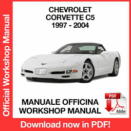 Chevrolet Corvette C5 (2001, 2002, 2003, 2004) (EN) Workshop Repair Manual Download PDF