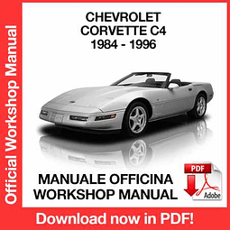 Chevrolet Corvette C4 (1984, 1985, 1986, 1987, 1988, 1989, 1990) (EN) Workshop Repair Manual Download PDF