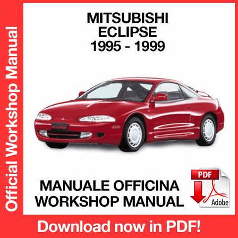 Mitsubishi Eclipse (1995, 1996, 1997, 1998, 1999) (EN) Workshop Repair Manual Download PDF