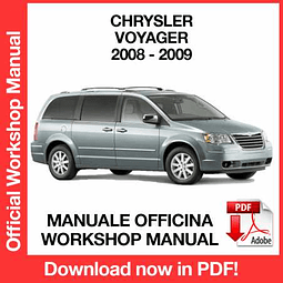 Chrysler Voyager (2008-2009) (EN) Workshop Repair Manual Download PDF