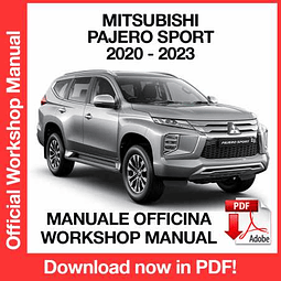Mitsubishi Pajero Sport (2020, 2021, 2022, 2023) (EN) Workshop Repair Manual Download PDF