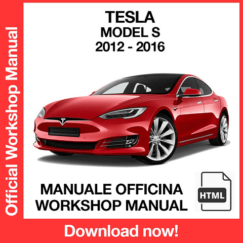 Tesla Model S (2012-2016) (EN)v Workshop Repair Manual Download PDF