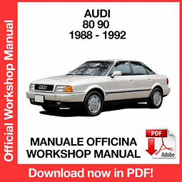 Audi 80 90 (1988, 1989, 1990, 1991, 1992) (EN) Workshop Repair Manual Download PDF