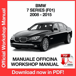 BMW 7 Series F01 F02 (2008, 2009, 2010, 2011) (EN) Workshop Repair Manual Download PDF