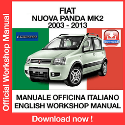 FIAT PANDA MK2 (2008, 2009, 2010, 2011, 2012, 2013) (ITA) (EN) eLEARN Workshop Repair Manual Download PDF