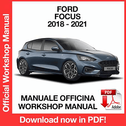 Ford Focus MK4 (2018, 2019, 2020, 2021) (EN) Workshop Repair Manual Download PDF