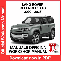 Land Rover Defender L663 (2020, 2021, 2022, 2023) (EN) Workshop Repair Manual Download PDF