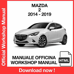 Mazda 2 (2014, 2015, 2016, 2017, 2018, 2019) (EN) Workshop Repair Manual Download PDF