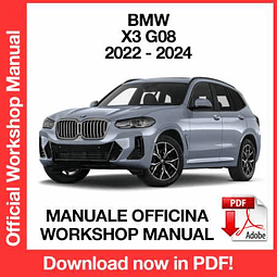 BMW X3 G08 (2022, 2023, 2024) (EN) Workshop Repair Manual Download PDF