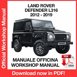 Land Rover Defender L316 (2012, 2013, 2014, 2015) (EN) Workshop Repair Manual Download PDF