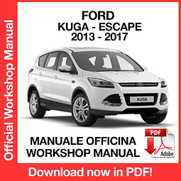 Ford Kuga - Escape (2013, 2014, 2015, 2016, 2017) (EN) Workshop Repair Manual Download PDF