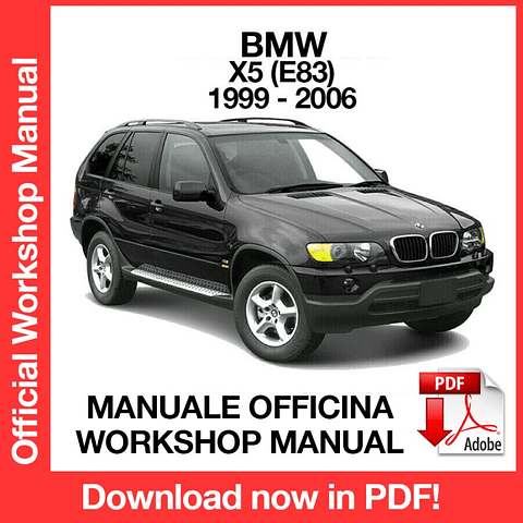 BMW X5 E53 (1996, 1997, 1998, 1999, 2000, 2001) (EN) Workshop Repair Manual Download PDF