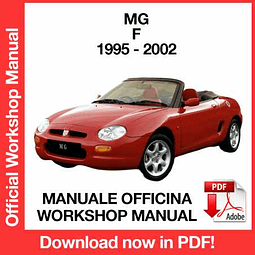 MG F (1995, 1996, 1997, 1998, 1999, 2000, 2001, 2002) (EN) Workshop Repair Manual Download PDF