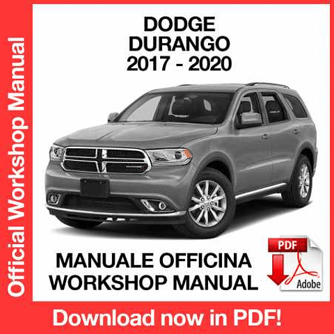 Dodge Durango (2017, 2018, 2019, 2020) (EN) Workshop Repair Manual Download PDF