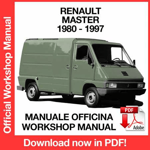 Renault Master I (1980, 1981, 1982, 1983, 1984, 1985, 1986, 1987) (EN) Workshop Repair Manual Download PDF