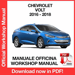 Chevrolet Volt (2016, 2017, 2018) (EN) Workshop Repair Manual Download PDF