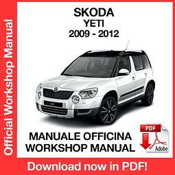 Skoda YETI (2009, 2010, 2011, 2012) (EN) Workshop Repair Manual Download PDF