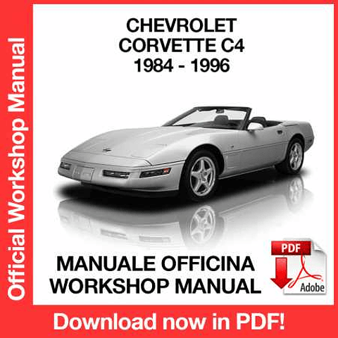 Chevrolet Corvette C4 (1991, 1992, 1993, 1994, 1995, 1996) (EN) Workshop Repair Manual Download PDF