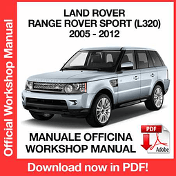 Land Rover Range Rover Sport L320 (2005, 2006, 2007, 2008) (EN) Workshop Repair Manual Download PDF
