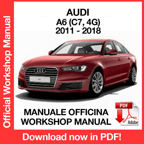 AUDI A6 (2011, 2012, 2013, 2014, 2015, 2016, 2017, 2018) (EN) Workshop Repair Manual Download PDF