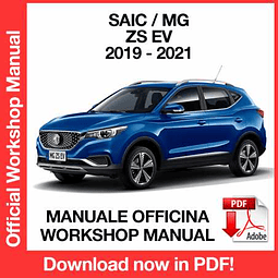 Saic MG ZS EV (2019, 2020, 2021) (EN) Workshop Repair Manual Download PDF