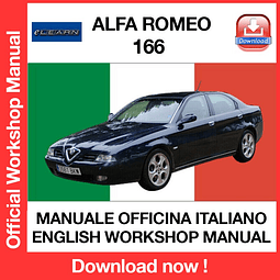 ALFA ROMEO 166 (ITA) (EN Workshop Repair Manual Download PDF