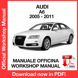 AUDI A6 (2005, 2006, 2007, 2008, 2009, 2010, 2011) (EN) Workshop Repair Manual Download PDF