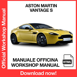 ASTON MARTIN VANTAGE S (EN) Workshop Repair Manual Download PDF