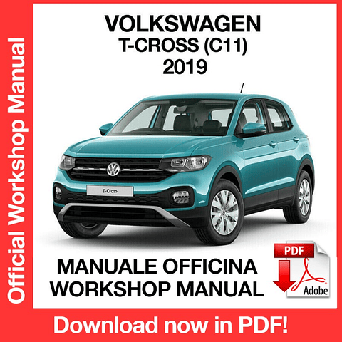 Volkswagen T-Cross (2019-2020) (EN) Workshop Repair Manual Download PDF