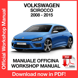 Volkswagen Scirocco (2008-2009-2010-2011 ) (EN) Workshop Repair Manual Download PDF