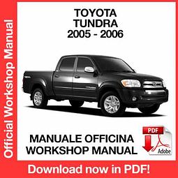 Toyota Tundra (2005-2006) (EN) Workshop Repair Manual Download PDF