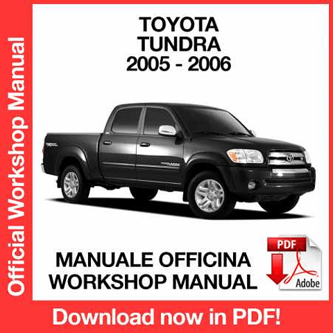 Toyota Tundra (2005-2006) (EN) Workshop Repair Manual Download PDF
