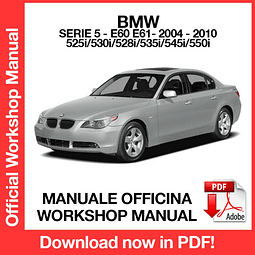 BMW 5 SERIES E60 E61 (2008, 2009, 2010) (EN) Workshop Repair Manual Download PDF