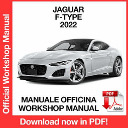 Jaguar F-Type X152 (2022) (EN) Workshop Repair Manual Download PDF