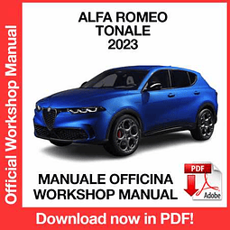 Alfa Romeo Tonale (2023) (EN) Workshop Repair Manual Download PDF